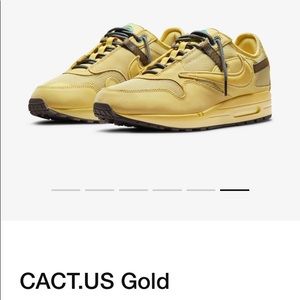 Nike air max  travis Scott Gold